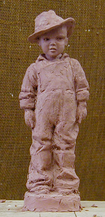 Elvis in clay